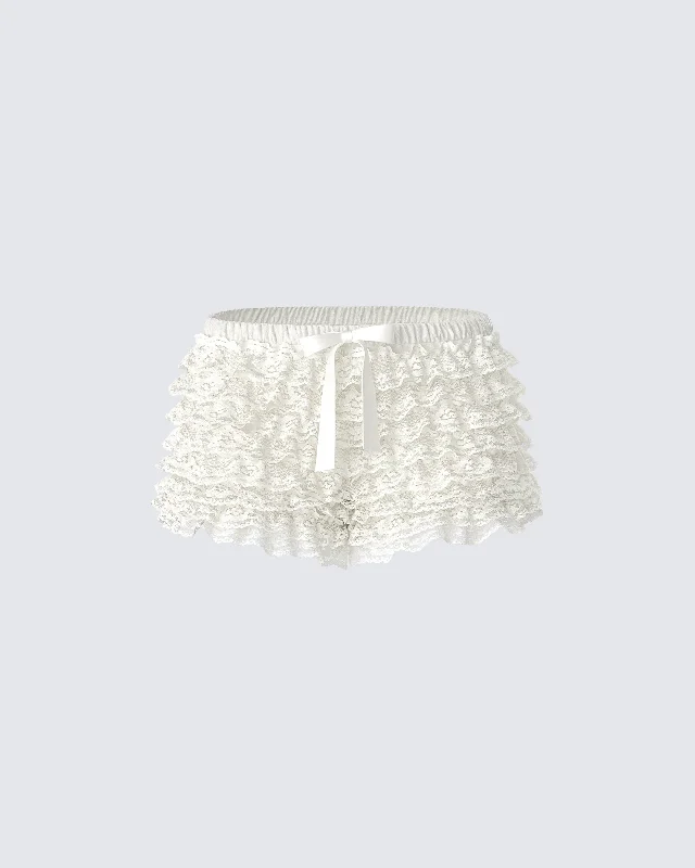 Daria Ivory Low Rise Bloomer Micro Short