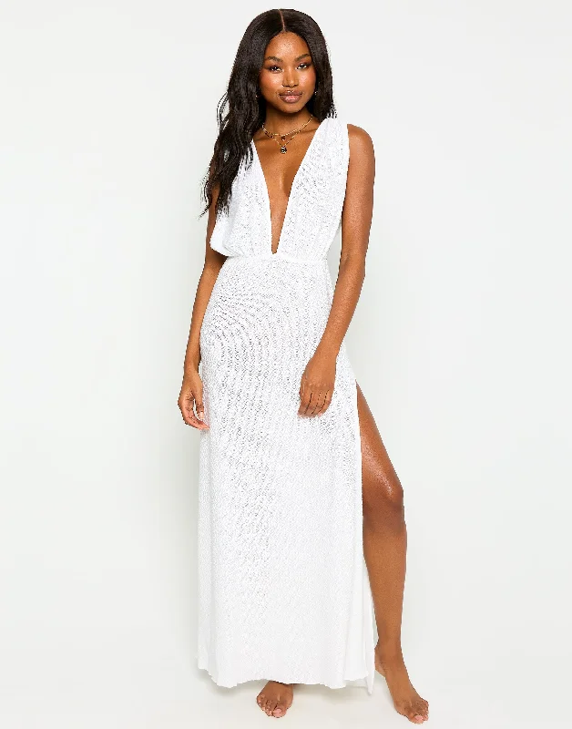 Annika Maxi Dress - White