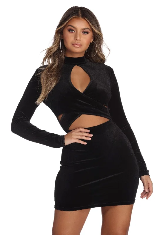 Major Key Velvet Bodycon