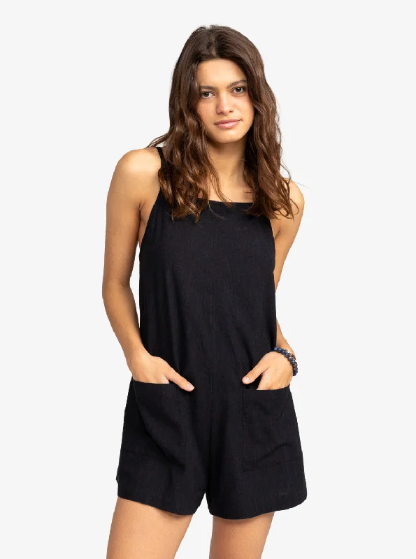 Lavender Haze Romper - Anthracite