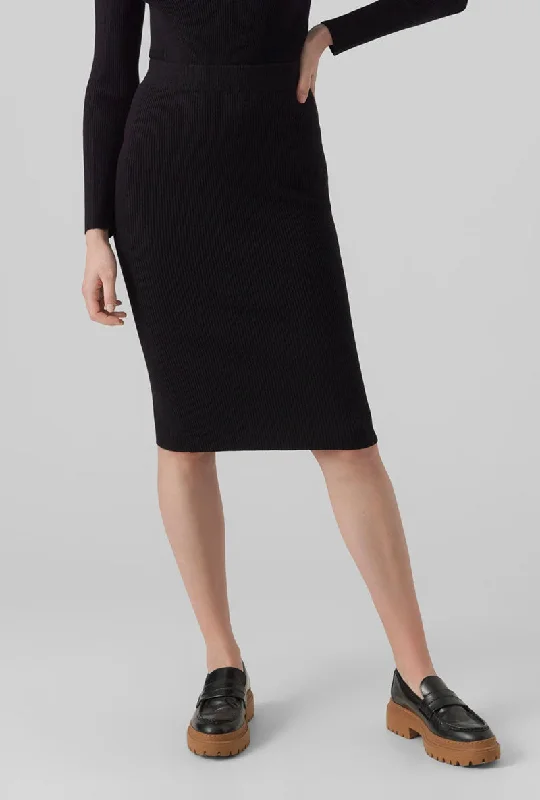 VERO MODA KARIS HW MIDI SKIRT