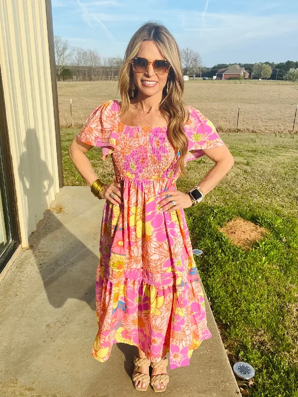 FALLING FOR FLORAL DRESS