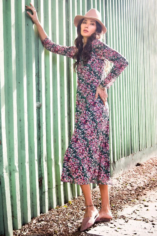 Fiona Maxi Floral Dress