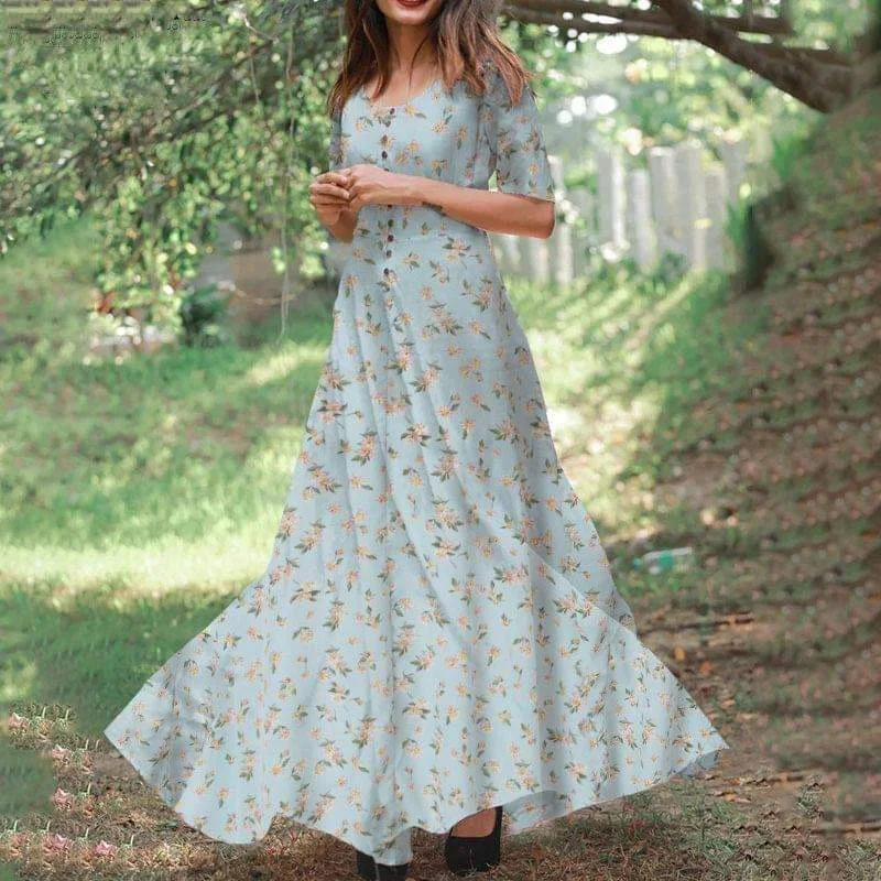 Isabella Modest Floral Dresses