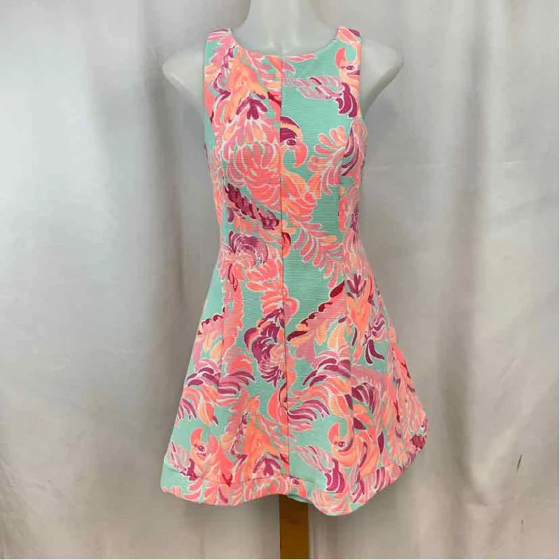 Lilly Pulitzer Women's Size XS Mint Floral Dress