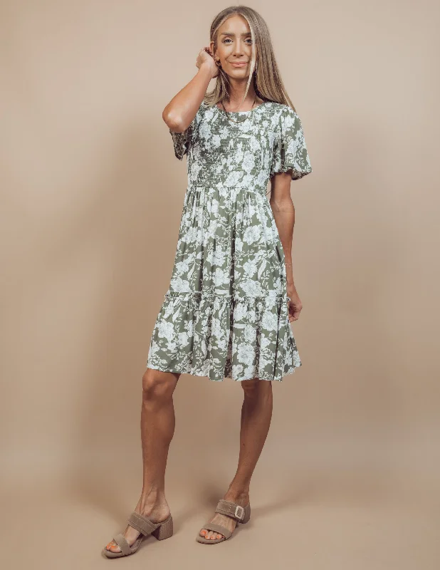 Safari Floral Dress